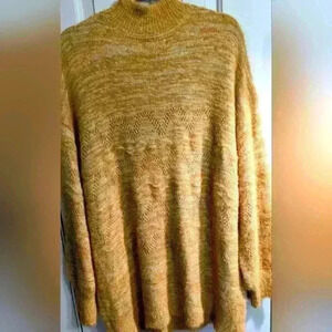 Women's‎ Lauren Conrad Cable Knit Texture SOFT Long Sleeve Sweater, XXL, Gold